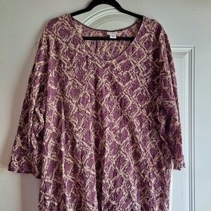 Jaclyn Smith top, plus size 3x